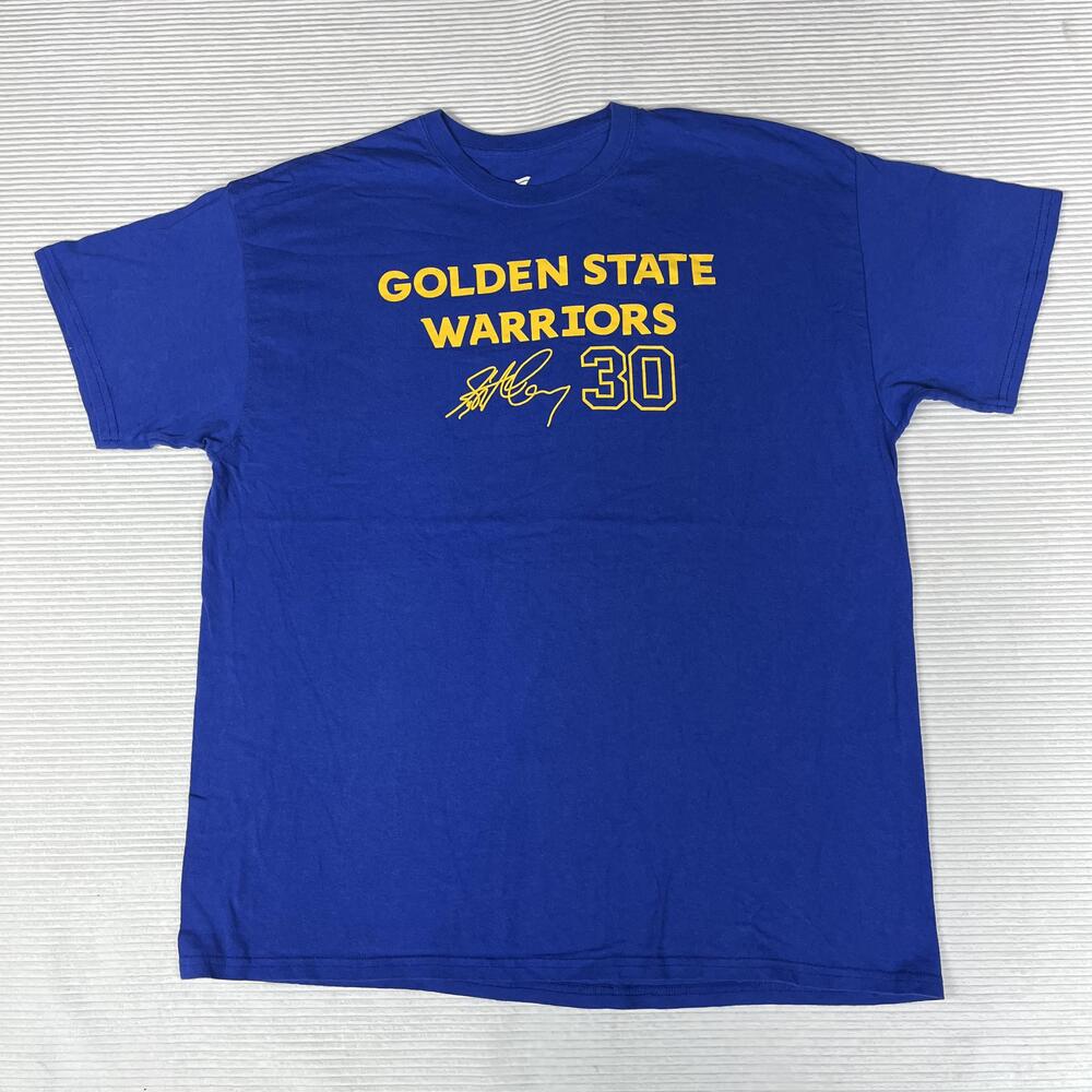 Golden State Warriors Shirt Mens XL Blue NBA Stephen Curry 30 Fanatics